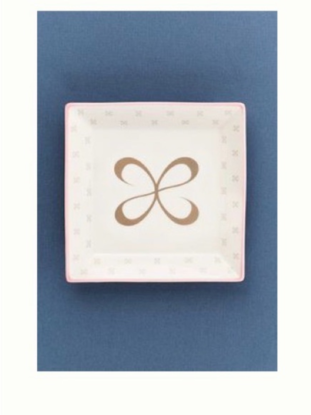 Anthropologie NWT Mauve Stoneware Trinket Dish Small